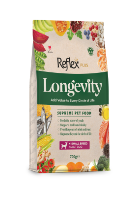 Reflex Plus Longevİty Çok Küçük Irk Yetişkin Köpek Maması 700 Gr (3 Adet) - 1