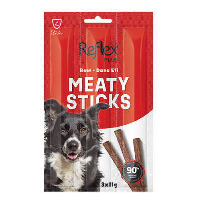 Reflex Plus Meaty Sticks Dana Etli Tahılsız Köpek Ödül Çubukları 3x11 gr - 1