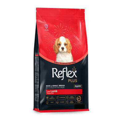 Reflex Plus Mini Small Kuzulu Ve Pirinçli Küçük Irk Yavru Köpek Maması 3 Kg - 1
