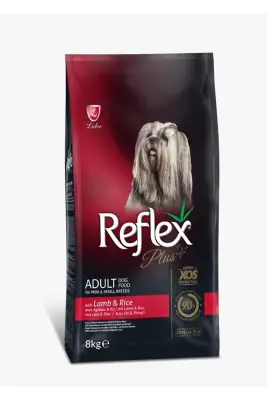 Reflex Plus Mini ve Küçük Irk Kuzulu ve Pirinçli Yetişkin Köpek Maması 8 Kg - 1