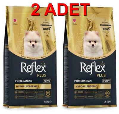 ​Reflex Plus Pomeranian Yavru Köpek Maması 1,5 kg (2 Adet) - 1