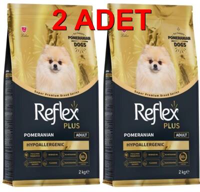 ​Reflex Plus Pomeranian Yetişkin Köpek Maması 2 kg (2 Adet) - 1