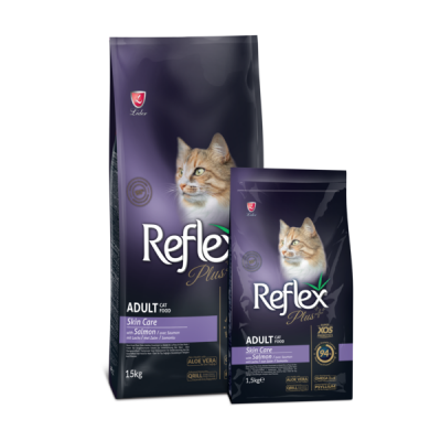 Reflex Plus Skin Care Somonlu Yetişkin Kedi Maması 15 kg - 1