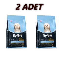 Reflex Plus Skin Coat Somonlu Mini ve Küçük Irk Yetişkin Köpek Maması 3 Kg (2 Adet) - REFLEX PLUS