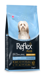 Reflex Plus Skin Coat Somonlu Mini ve Küçük Irk Yetişkin Köpek Maması 3 Kg - REFLEX PLUS