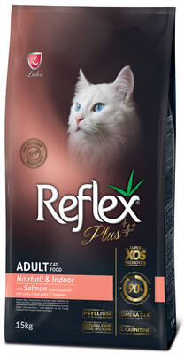 Reflex Plus Somonlu Hairball Yetişkin Kedi Maması 15 Kg - 1