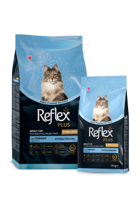 Reflex Plus Somonlu Kısırlaştırılmış Yetişkin Kedi Maması 1,5 Kg - 1
