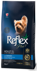 Reflex Plus Somonlu Mini ve Küçük Irk Yetişkin Köpek Maması 8 Kg. - 1