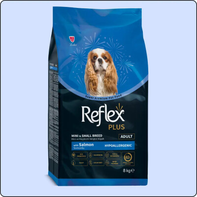 Reflex Plus Somonlu Mini ve Küçük Irk Yetişkin Köpek Maması 8 Kg. - REFLEX PLUS