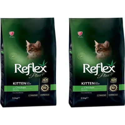 Reflex Plus Tavuklu Yavru Kedi Maması 1,5 kg (2 Adet) - 1