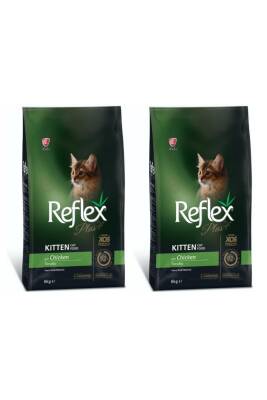 Reflex Plus Tavuklu Yavru Kedi Maması 8Kg (2 Adet) - 1