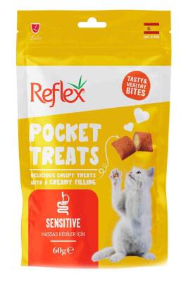 Reflex Pocket Treats Hassas Kediler İçin Ödül Maması 60 Gr - 1