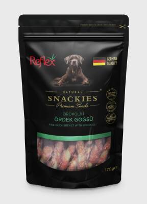 Reflex Snackies Brokolili Ördek Göğsü 170 Gr Köpek Ödül Maması - 1