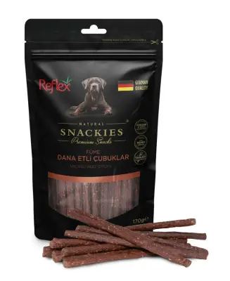 Reflex Snackies Füme Dana Etli Çubuk 170 Gr Köpek Ödül Maması - 1