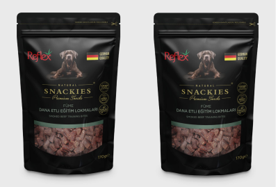 Reflex Snackies Füme Dana Etli Eğitim Lokmaları 170 Gr Köpek Ödül Maması (2 Adet) - 1