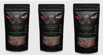 Reflex Snackies Füme Dana Etli Eğitim Lokmaları 170 Gr Köpek Ödül Maması (3 Adet) - 1