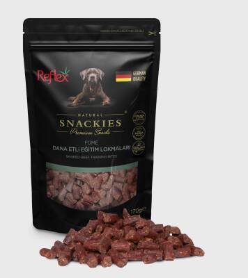 Reflex Snackies Füme Dana Etli Eğitim Lokmaları 170 Gr Köpek Ödül Maması - 1