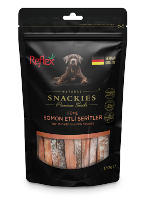 Reflex Snackies Füme Somon Etli Şeritler 170 Gr Köpek Ödül Maması - 2