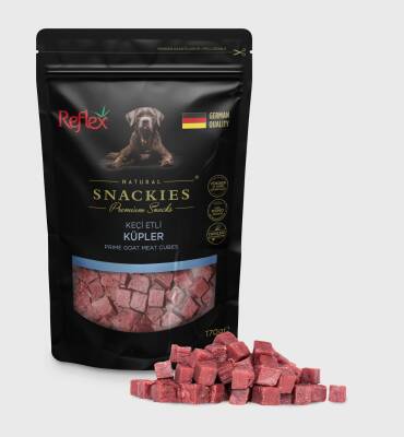 Reflex Snackies Keçi Etli Küpler 170 Gr Köpek Ödül Maması - 1