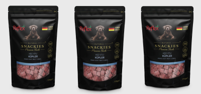 Reflex Snackies Keçi Etli Küpler 170 Gr Köpek Ödül Maması (3 Adet) - 1