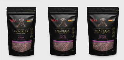 Reflex Snackies Kuzu Etli Küpler 80 Gr Köpek Ödül Maması (3 Adet) - 2