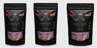 Reflex Snackies Manda Etli Küpler 170 Gr Köpek Ödül Maması (3 adet) - 1