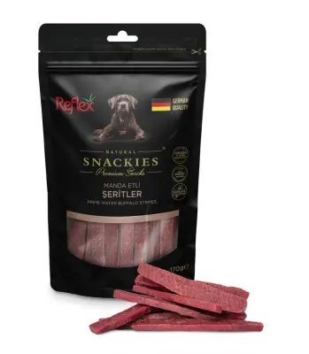 Reflex Snackies Manda Etli Şeritler 170 Gr Köpek Ödül Maması - 1