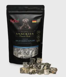 Reflex Snackies Morina Balık Derisi Küpleri 130 Gr Köpek Ödül Maması - 1