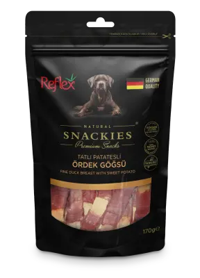 Reflex Snackies Tatlı Patatesli Ördek Göğsü 170 Gr Köpek Ödül Maması - 3