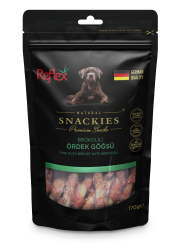 Reflex Snackies Brokolili Ördek Göğüs Tahılsız Köpek Ödül Çubukları 170 Gr (16 Adet) - REFLEX