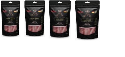 Reflex Snackies Keçi Etli Şerit 170 Gr Köpek Ödül Maması (4 Adet) - 1