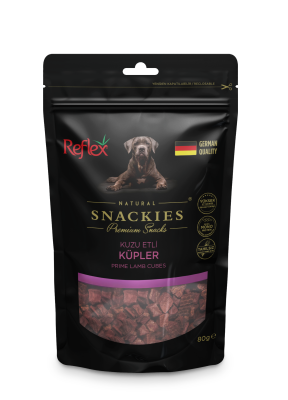 Reflex Snackies Kuzu Etli Küp Tahılsız Köpek Ödülü 170 Gr (16 Adet) - 1