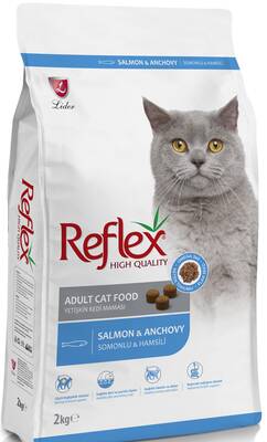 Reflex Somonlu Hamsili Yetişkin Kedi Maması 2 kg - 1