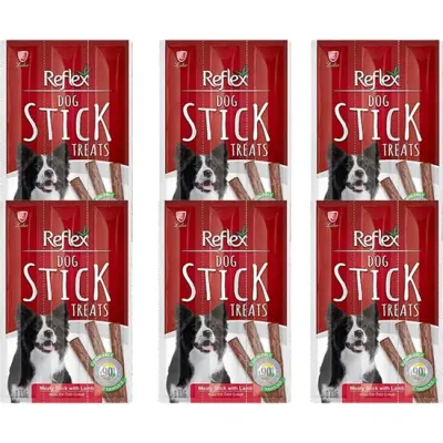 Reflex Stick Kuzu Etli Köpek Ödül Stick 3*11 gr (6 Adet) - 1