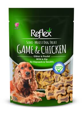 Reflex Semi Moist Tavuklu Av Hayvanlı Köpek Ödül Maması 150 Gr - 1