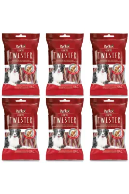 Reflex Twister Kümes Ve Av Hayvanlı Köpek Ödül Çubukları 100 Gr(6 Adet) - 1