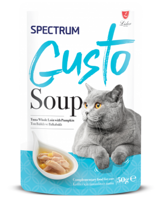 Spectrum Gusto Ton Balıklı Ve Balkabaklı 50 gr Kedi Çorbası (2 Adet) - 1