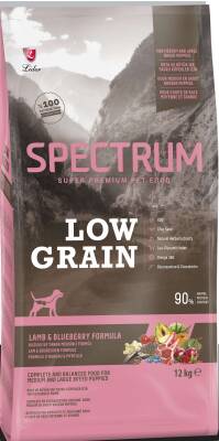 Spectrum Low Grain Kuzu Etli Yaban Mersinli Orta Büyük Irk Yavru Köpek Maması 12 Kg - 1