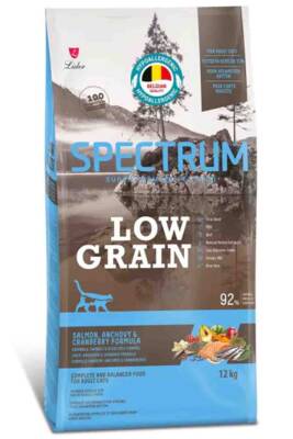 Spectrum Low Grain Somonlu,Hamsili Kızılcıklı Kedi Maması 12 kg - 1