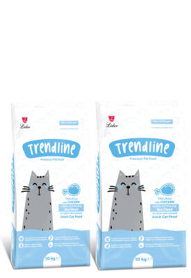 Trendline Kısırlaştırılmış Yetişkin Kedi Maması 10 kg (2 Adet) - 1