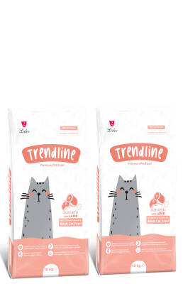 Trendline Kuzulu Yetişkin Kedi Maması 10 kg (2 Adet) - 1