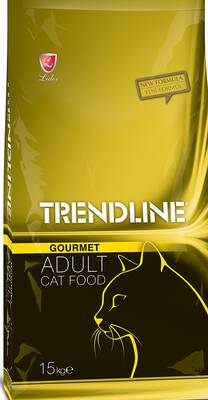 Trendline Tavuklu Renkli Taneli Yetişkin Gourmet Kedi Maması 15 Kg. - 1