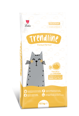 Trendline Tavuklu Yetişkin Kedi Maması 10 kg - 1