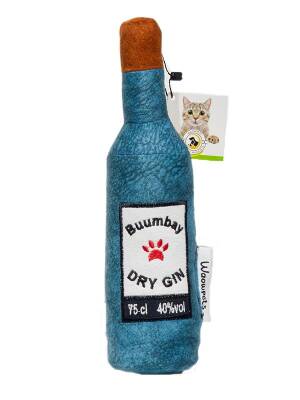 Waow Pets Bottle Kedi Köpek Peluş oyuncak (Lacivert) - 1