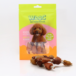 Wooc Ördek Ciğer Ve Tavuk Sargılı Köpek Ödülü 75 Gr (12 Adet) - WOOC