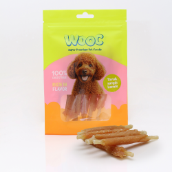 Wooc Tavuk Sargılı Kemik Köpek Ödülü 75 Gr (12 Adet) - WOOC
