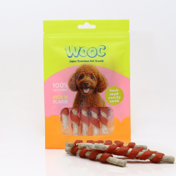 Wooc Tavuk Sargılı Munchy Kemik Köpek Ödülü 75 Gr (6 Adet) - WOOC
