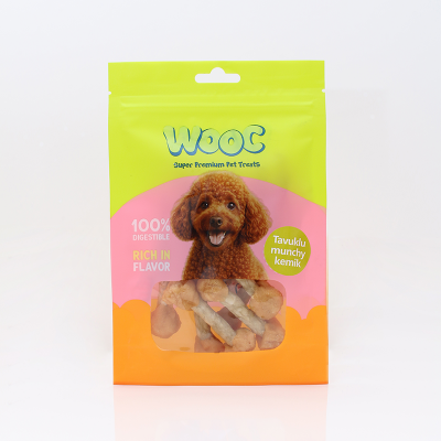 Wooc Tavuklu Munchy Kemik Köpek Ödülü 75 Gr (12 Adet) - 2
