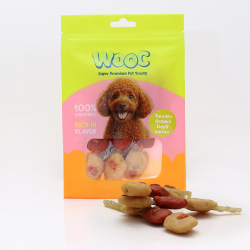 Wooc Tavuklu Ördekli Beyti Sarma Köpek Ödülü 75 Gr (6 Adet) - 1